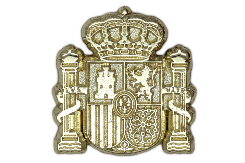 Spilla senza smalto stemma Spagna