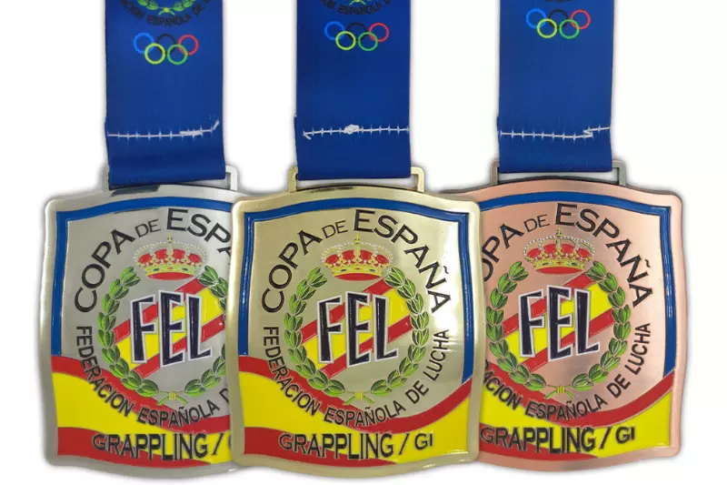 Custom martial arts competition medal