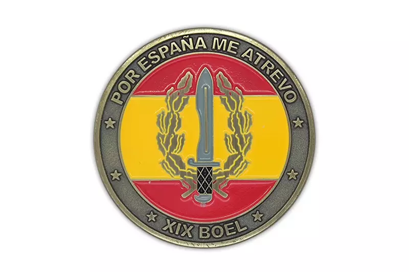 Double-sided coins and medals