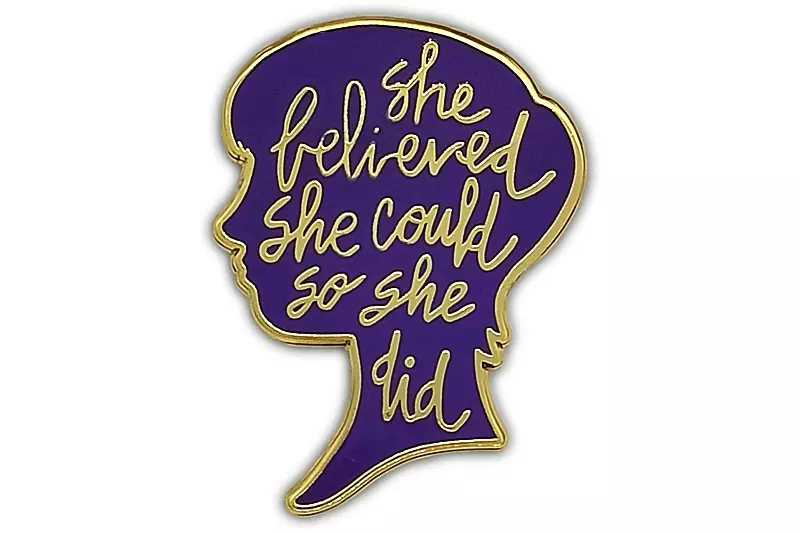 Pin personalizado esmalte duro asociación feminista