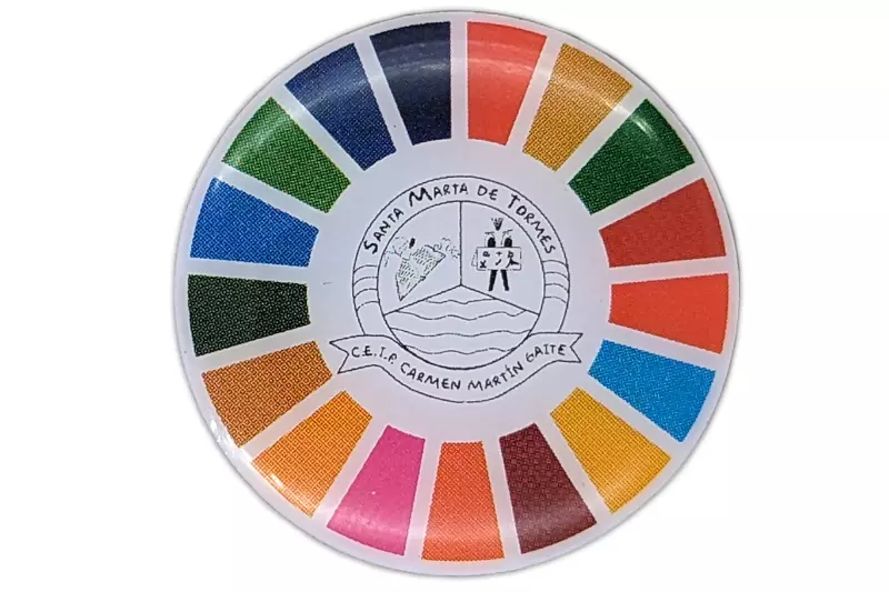 Custom digital print ODS Infant and Primary School pin