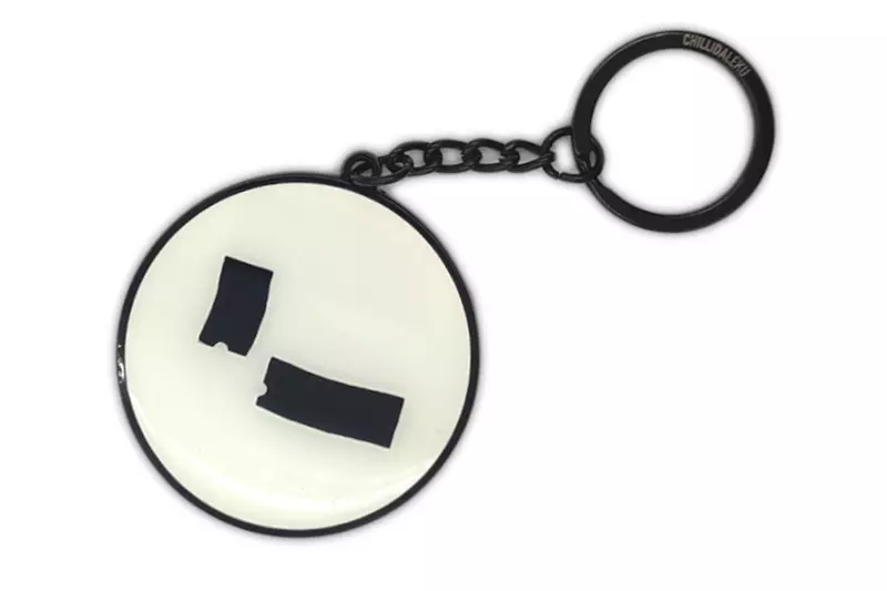 Custom Chillida Museum keychain
