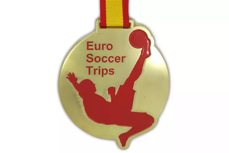 Custom soccer championship medal